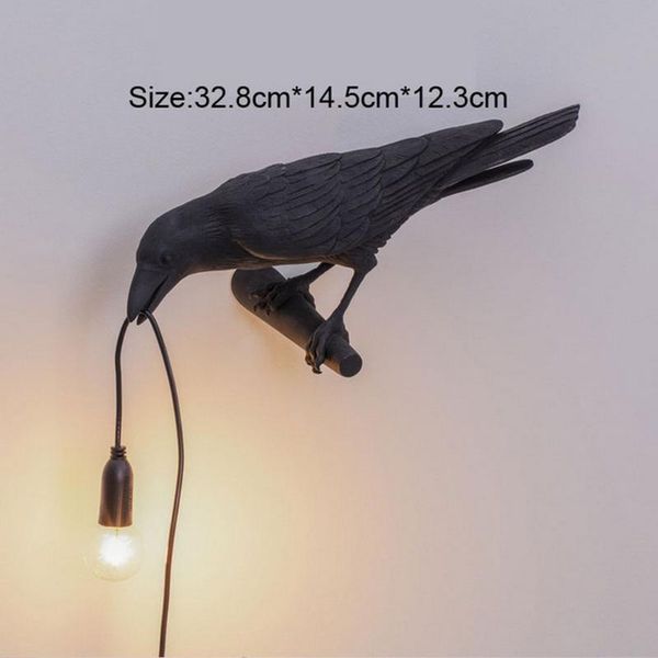 

bird wall lamp creative with power cord living room bedside lamps aisle restaurant home decoration practical