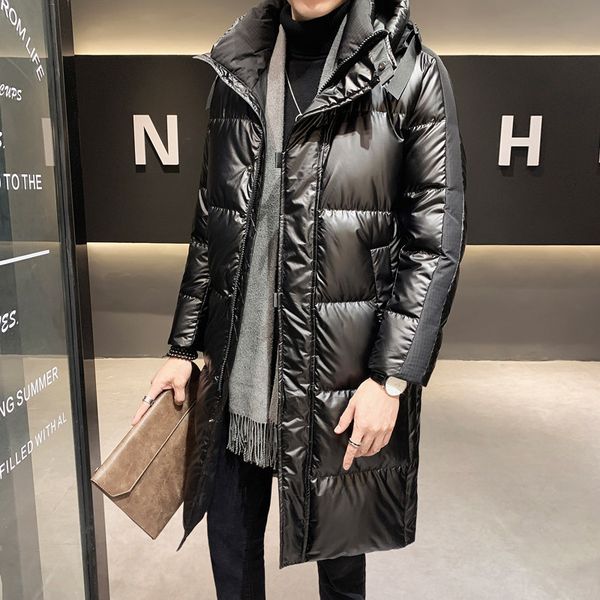 

men's down & parkas fashion men's fashion designer winter hooded jacket down casual size m-5xl s3v8, Black