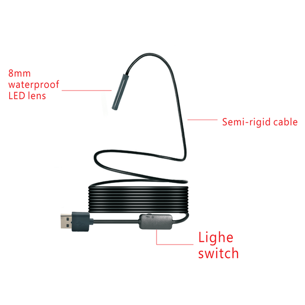 

mini cameras flexible waterproof inspection borescope micro industrial usb for phone pc notebook