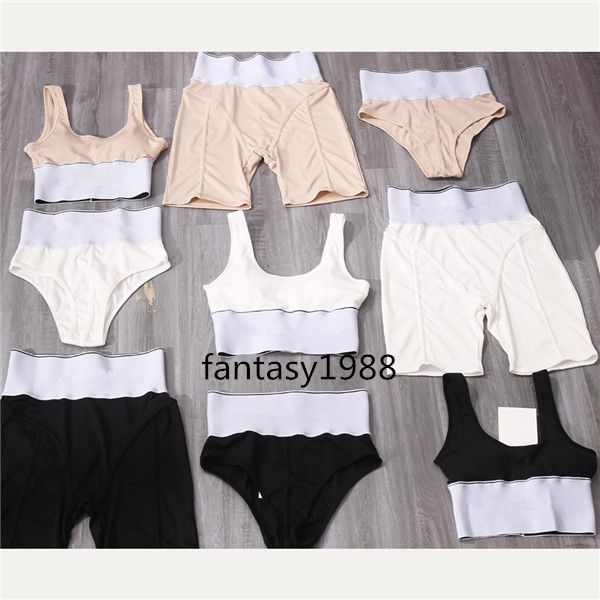 Fatos de banho Verão Praia Três Peças Separados Sexy Feminino Biquíni Roupa Interior Colete Shorts Natação Roupa de Banho Fato de Banho Fato de Banho Roupa de Banho