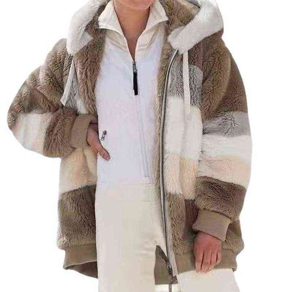 

large men's plush coat selling color matching hooded non inverted, Black;brown