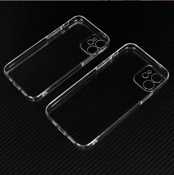 Capa de Cristal transparente claro Clear Case Ultra Slim Plástico Duro Capa para iPhone 13 12 Mini 11 Pro Max X XS XR 7 8 6 PLUS SE S22 S21 S20 Ultra Nota 20 10 DHL