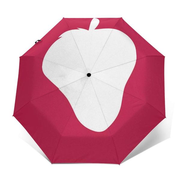 

umbrellas strawberry umbrella waterproof auto colorful painting portable home