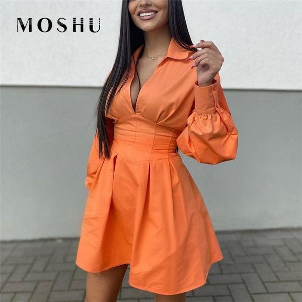 

casual dresses woman high waisted v neck slim a lined hollow out shirt dress 2021 spring lacing short mini, Black;gray