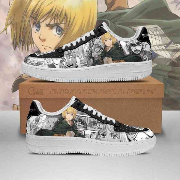

diy anime sho aot armin sneakers attack on titan mixed manga casual running sport walking lightweight tennis