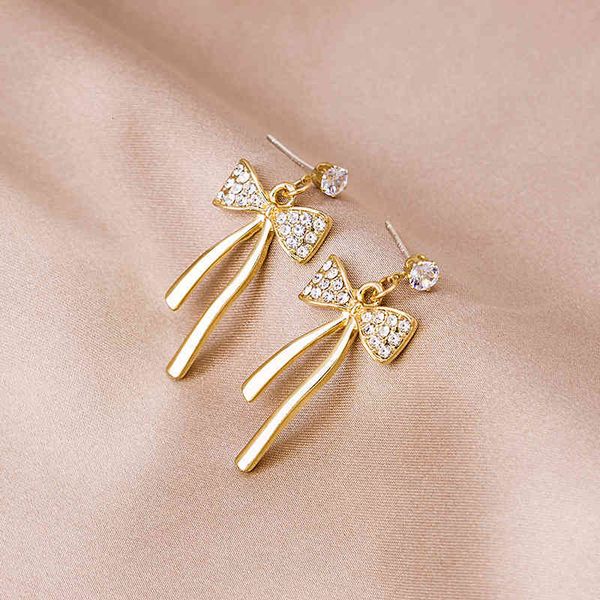 

cuffs stud earrings anti allergy silver needle, light extravagant, tiktok, bow tie, ear stud, 2021 jitter live net red earring girl