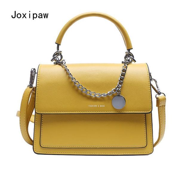 

evening bags elegant chains shoulder bag female pu leather crossbody fashion flap square casual messenger handbag purse sac