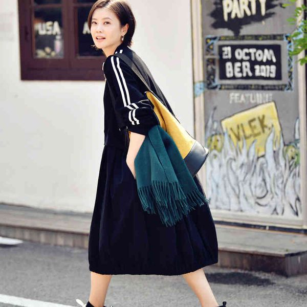 

medium black drs, korean fashion, q7225c, Black;gray