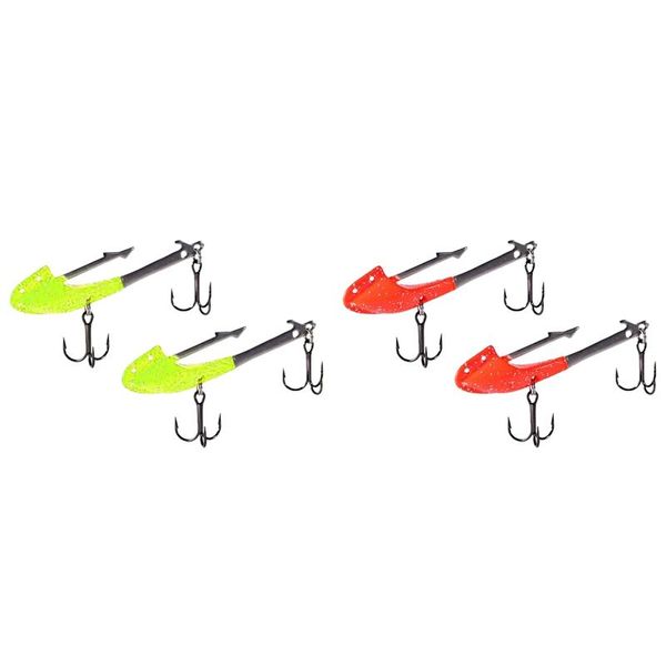 

fishing bait, bionic soft insect bait with uv/luminous, hook for sea and lake 6.2cm/14g hooks