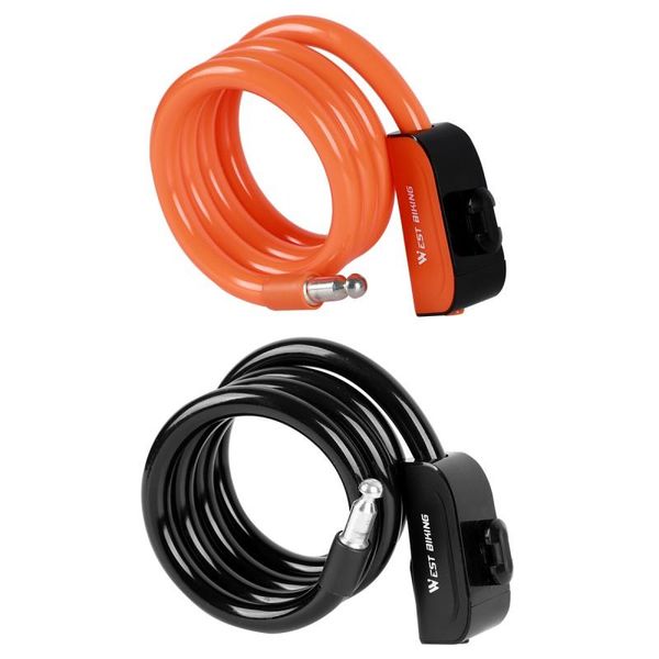 

bike locks steel bicycle pvc lock mountain road safety anti-theft chain outdoor riding accessories