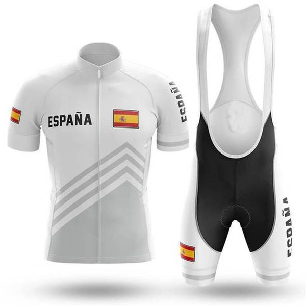 

racing sets 2021 spain summer cycling jersey set maillot ropa ciclismo bicycle clothing mtb bike clothes uniform bikes, Black;blue