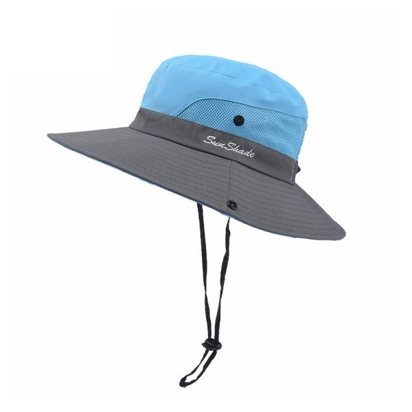 

outdoor hats simple foldable wide brim girls fisherman's hat sun beach women summer uv protect travel cap lady fishing, Black;white