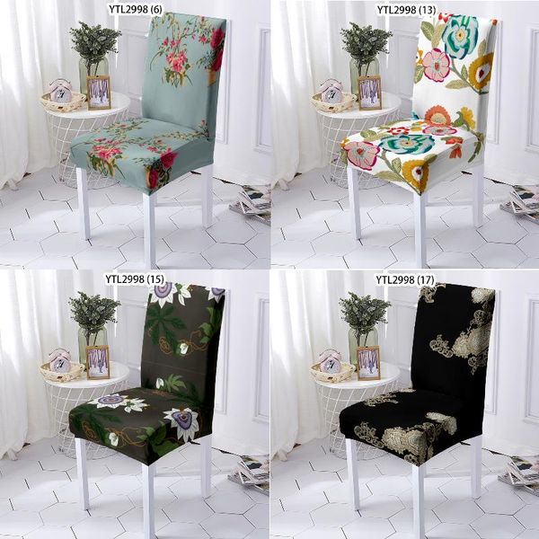 

chair covers flower leaves cover with back chairs armchair computer gamer seat desk