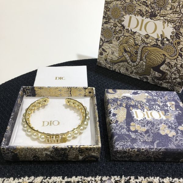 

design jewelry new letter pearl bracelet 9mob, Black