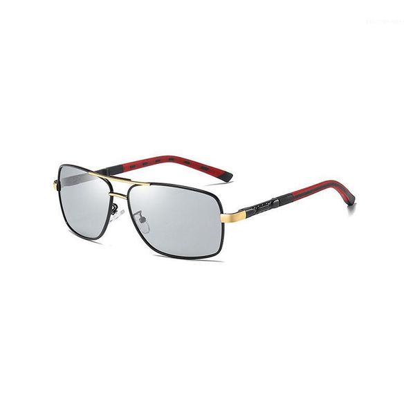 

sunglasses 2021 mens polarized pochromic transition lens driving glasses male driver safty goggles oculos gafas de sol, White;black