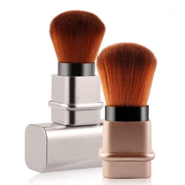 

makeup powder blush brush retractable pro foundation cosmetic blusher face maquiagem beauty tools1