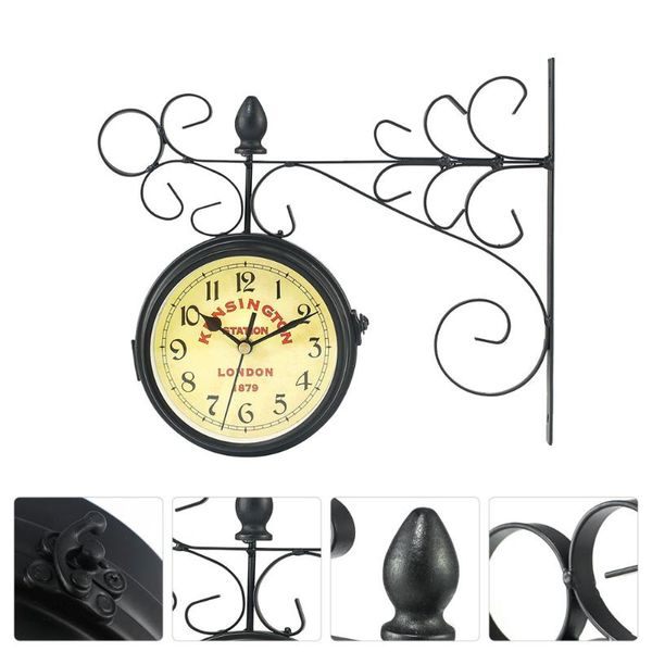 

wall clocks vintage hanging clock decorative iron arts home decor