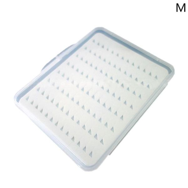 

slim clear easy grip foam plastic fishing box flies 168 holds p1y2 accessories