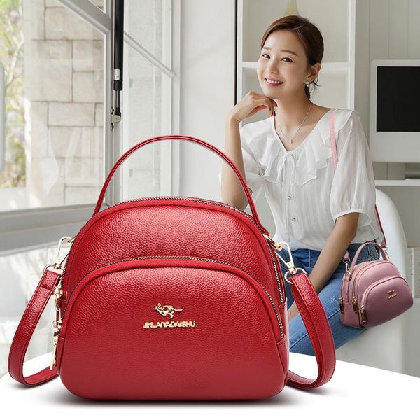 

evening bags luxury designer women's shoulder bag quality small pu leather tote solid color crossbody ladies brand messenger sac