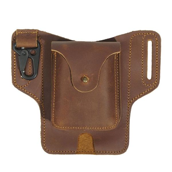 

outdoor bags 69hd leather cellphone belt waist bag holder pouch multipurpose utility hanging