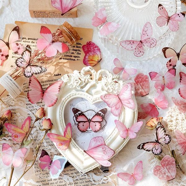 

gift wrap sticker scrapbooking supplies beautiful adhesive decorative for packaging notebooks sale1