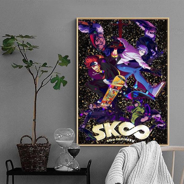 

paintings sk8 the infinity anime posters canvas art poster and wall picture print modern family bedroom decor framed