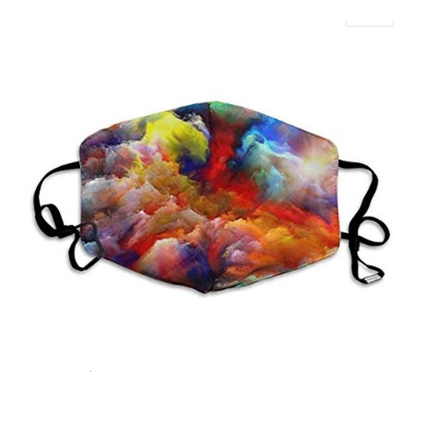 

washable 2021 breathable personalized printing haze and dust proof pure cotton mask