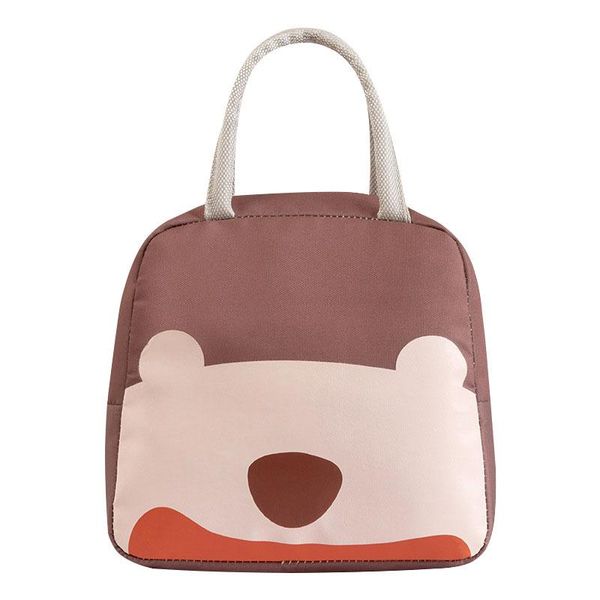 

storage bags oxford cloth portable lunch bag thermal insulation box kid office worker fashion cute aluminum foil thickened meal