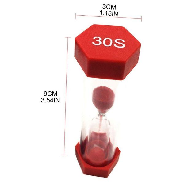 

timers hourglass timer set 6 colors 1/3/5/10/15/mins 30seconds sandglass clock for home