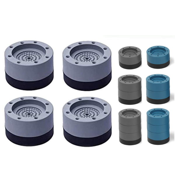 

4pcs universal dryer feet pads support rubber mat air conditioner refrigerator anti-vibration washing machine non-slip pad bath mats