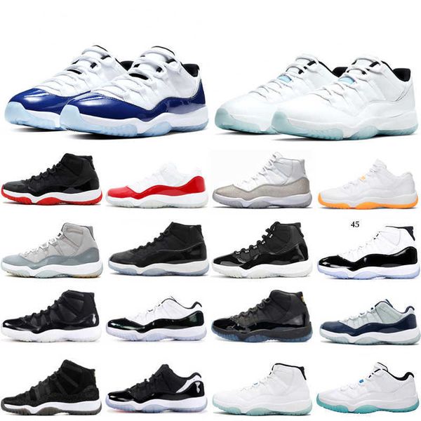 

25th anniversary 11 11s men women basketball shoes bred heiress concord 23 45 navy gum cap and gown legend blue sport sneakers