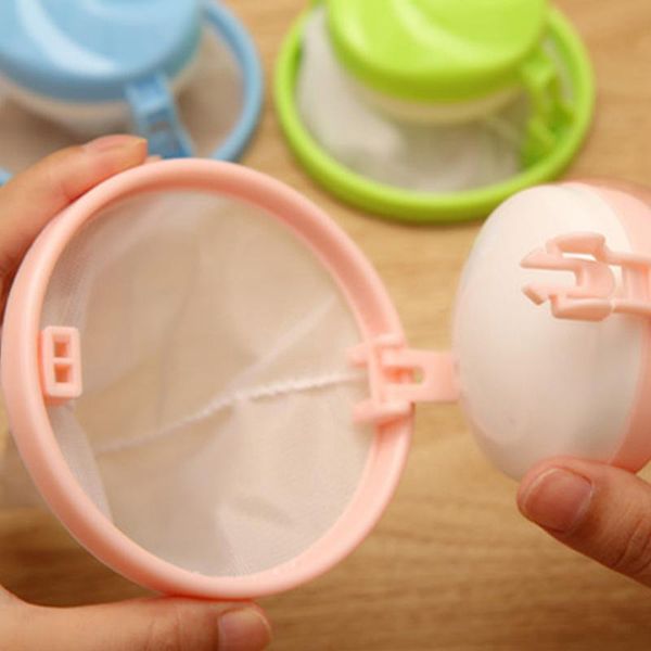 

laundry bags mesh filter 2 pcs bag floating washing machine hair removal dc156