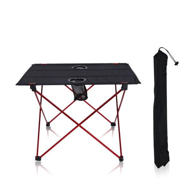 

outdoor folding table portable oxford cloth camping bbq hiking barbecue for backpack desk traveling picnic camp furniture