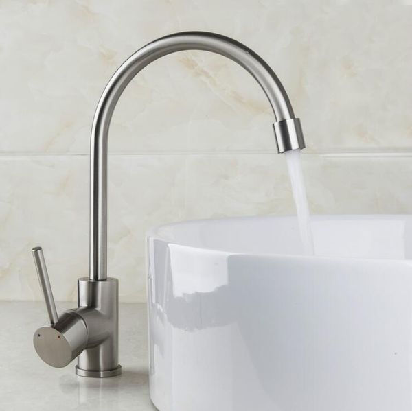 

kitchen faucets rotated sink basin faucet brushed, water wash mixer pull out, copper dish and cold
