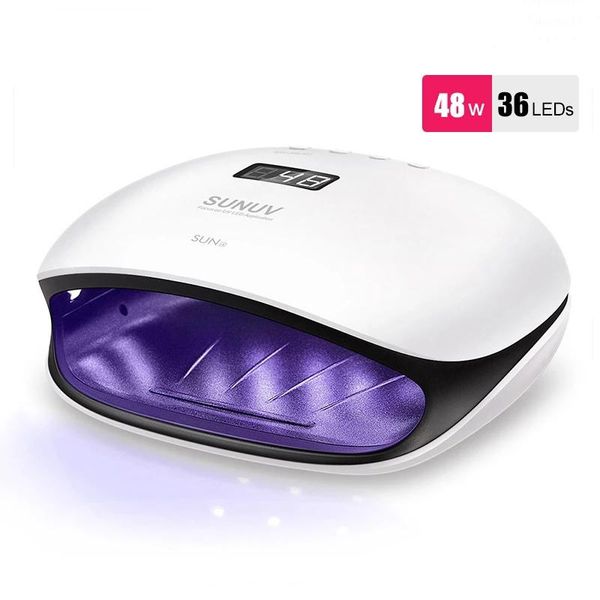 

nail dryers 48w 36leds sun4/sun4s uv led lamps dryer lamp with lcd display smart potherapy art manicure tools