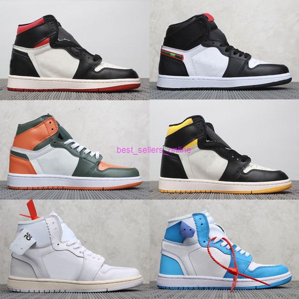 

quality 1 nrg no l's not high for resale no ps basketball shoes men women 1s white red black yellow sneakers size 36-47