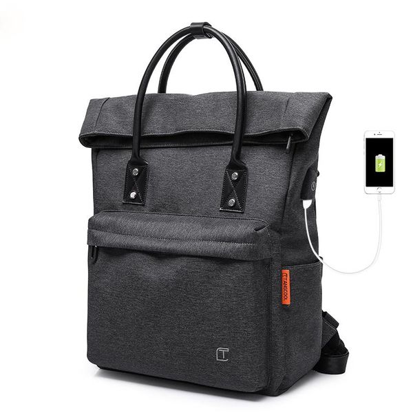 

backpack large capacity men women 15.6 inch lapbackpacks for teenage girls usb charge waterproof feminina hombre
