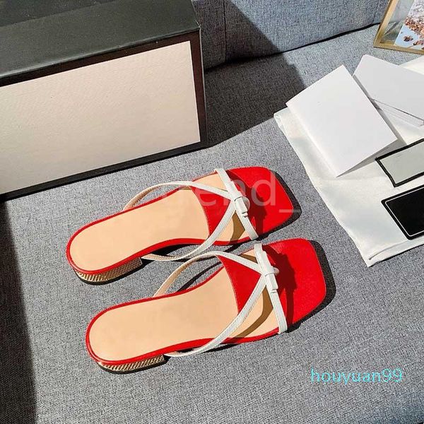 

2021 classic flat bottom summer sandal cartoon simple 5869, Black