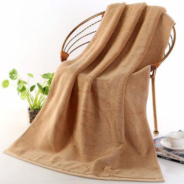 

towel 100% cotton thicken bath soft rectangle absorbent bathing beach towels home el bathroom shower 70x140cm
