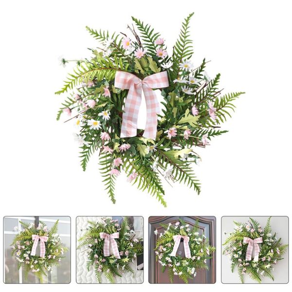 

decorative flowers & wreaths 1pc creative delicate garland wreath pendant natural