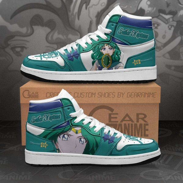 

customization sailor neptune sneakers sailor moon anime shoes