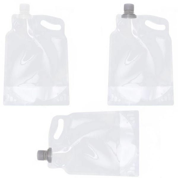 

hydration packs 3pcs water jug outdoor folding bag 2l collapsible container pouch