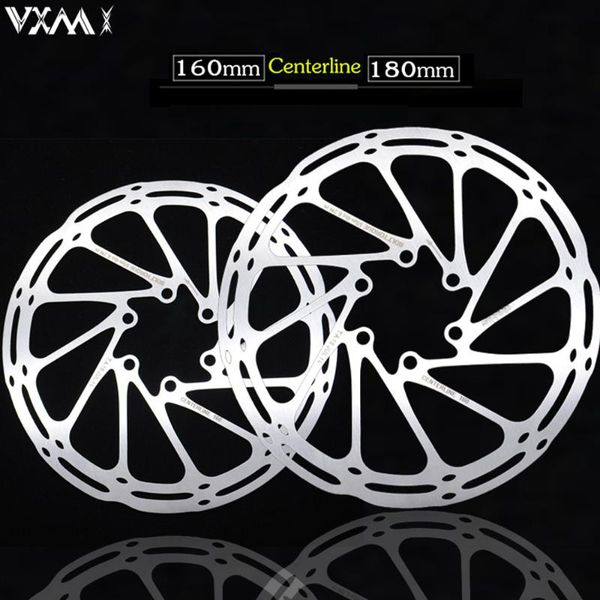

bike brakes vxm mtb/road disc brake/cyclocross brake disc,44mm 6-bolt,centerline 160mm 180mm rotor,with screws bicycle parts