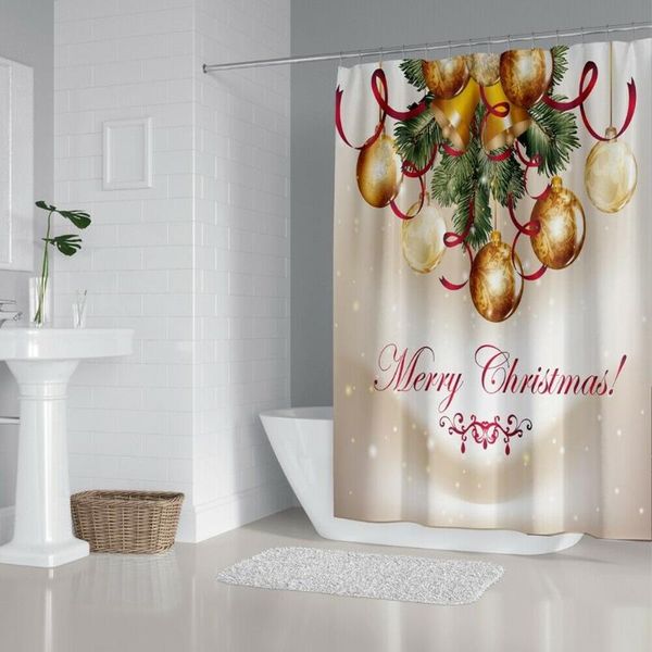

shower curtains christmas bathroom curtain toilet waterproof