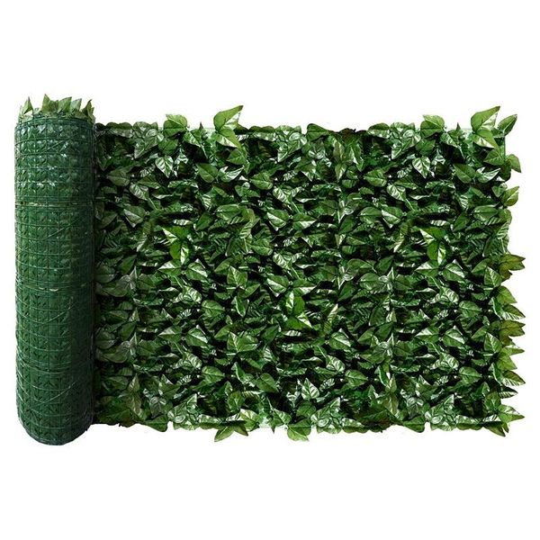 

fence wall decoration artificial green leaves can stretch privacy screen plant leaves, suitable for home, garden decorative flowers & wreath