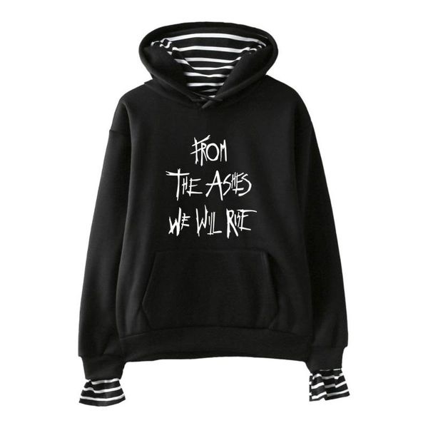 

the 100 hoodies fake two pieces womens sweatshirt hundred girls hoodie science fiction american drama tracksuit women's & sweatshirts, Black