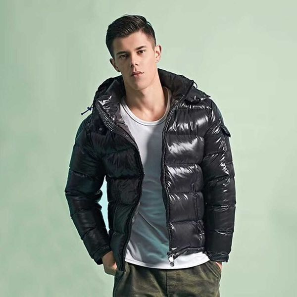 

Mens Jacket Parka Men Women Classic Casual Down Coats Outdoor Feather Winter Doudoune Homme Unisex Coat Outerwear Detachable hat Windproof a, Black