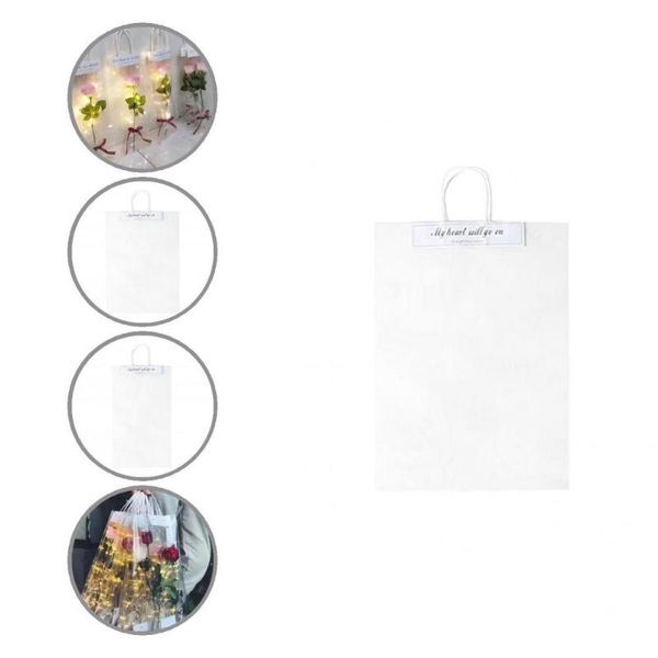 

gift wrap 10pcs florist decor universal transparent charming essential bag