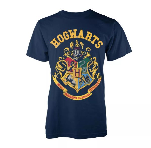 

harry potter crest official t-shirt men unisex, White;black