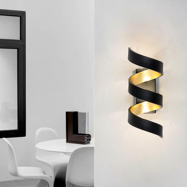 

wall lamp led indoor lighting modern home decoration sconce aluminum 6w 85-265v for bath corridor